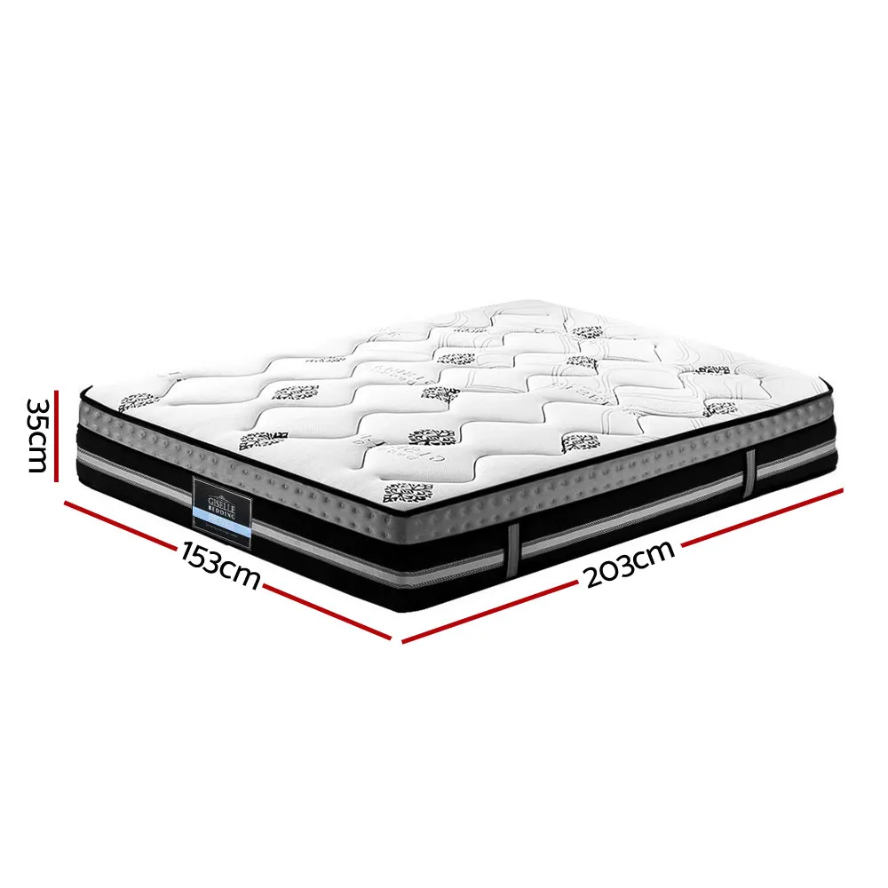 35cm Gel Memory Foam Mattress, 7-Zone Support, Queen - Giselle Bedding