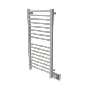 Amba Quadro Q-2042 Dual-Purpose Towel Warmer and Radiator with 16 Bars, Brushed Finish