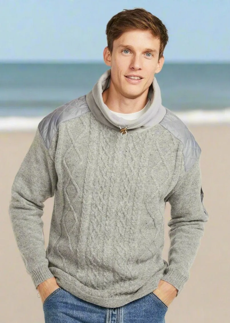 Aran Diamond Knit Sweater | Clearance