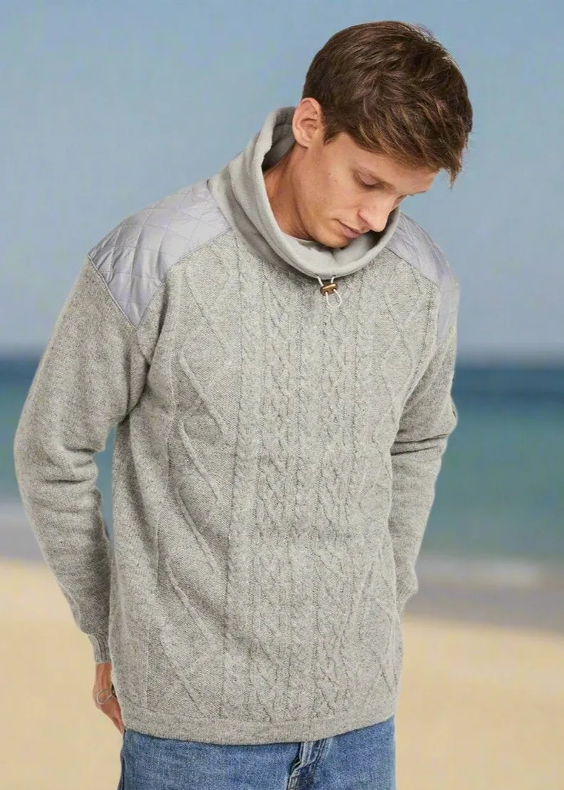 Aran Diamond Knit Sweater | Clearance