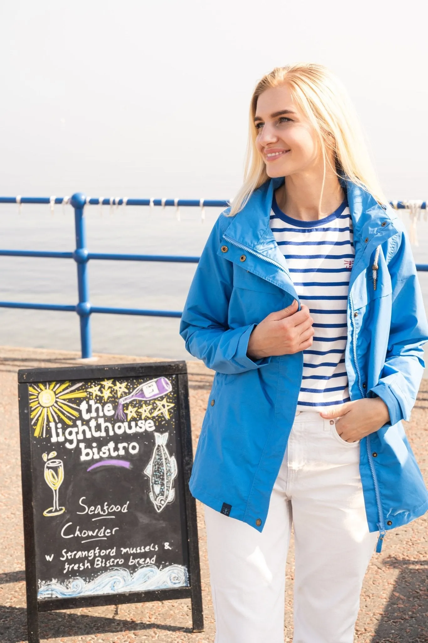 Beachcomber Jacket - Azure Blue