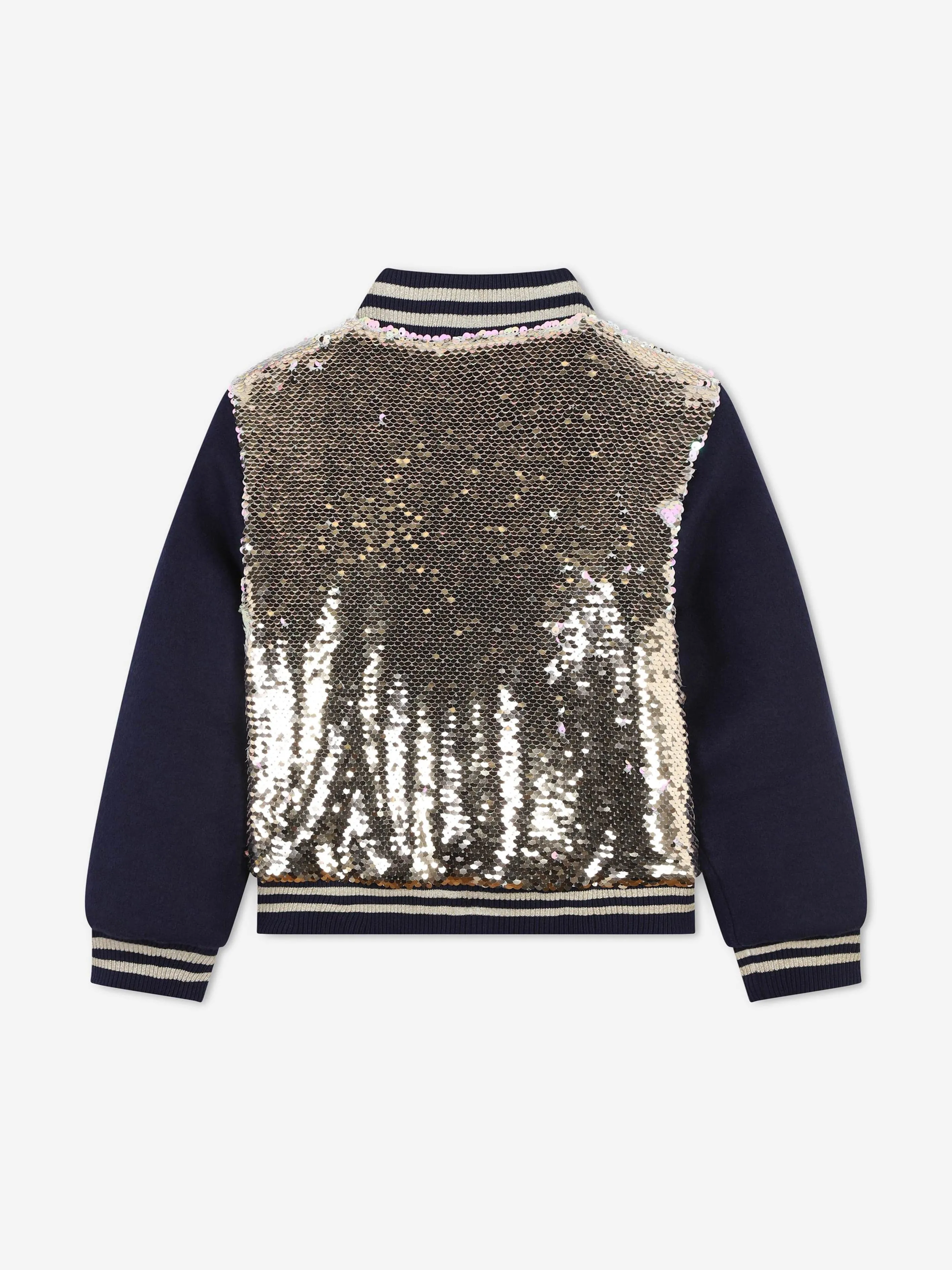 Billieblush Girls Sequin Jacket in Gold