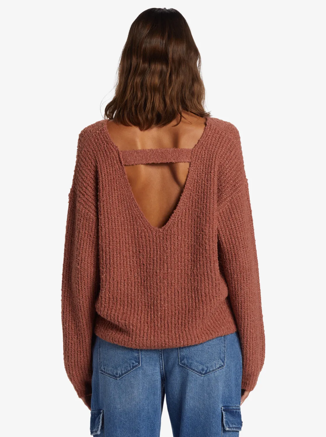 Bombay Crew Neck Sweater - Cedar Wood