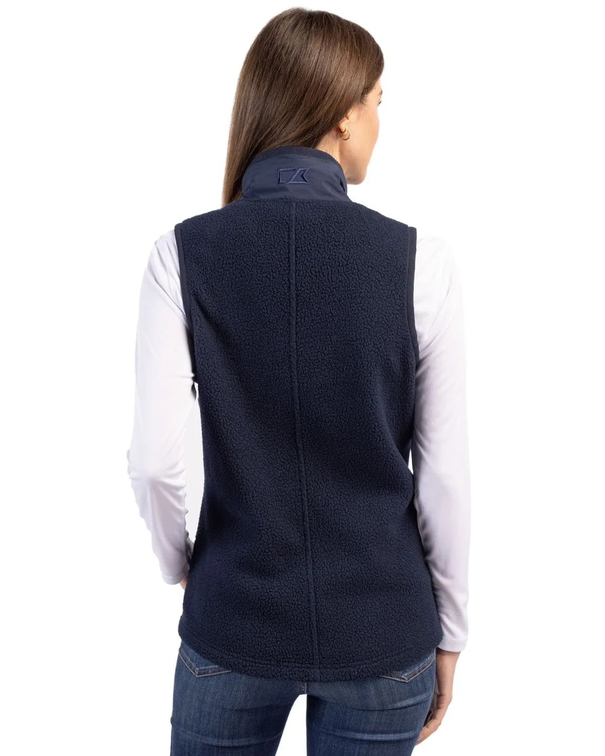 Cutter & Buck - Women's Cascade Eco Sherpa Fleece Vest