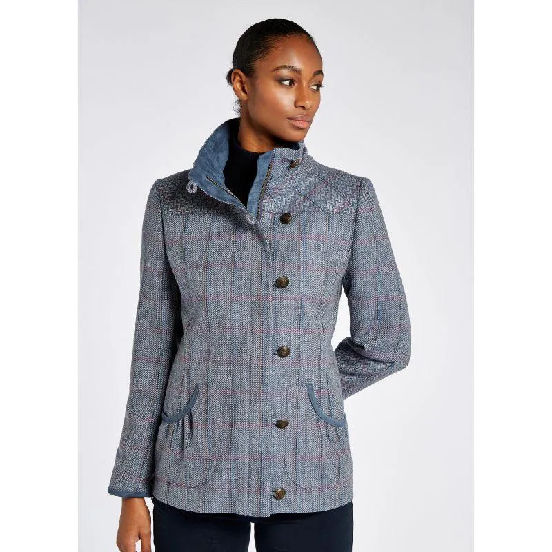 Dubarry Bracken Ladies Tweed Jacket - Denim Haze