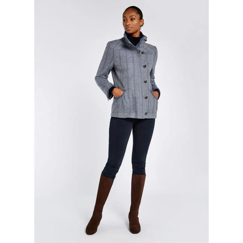 Dubarry Bracken Ladies Tweed Jacket - Denim Haze