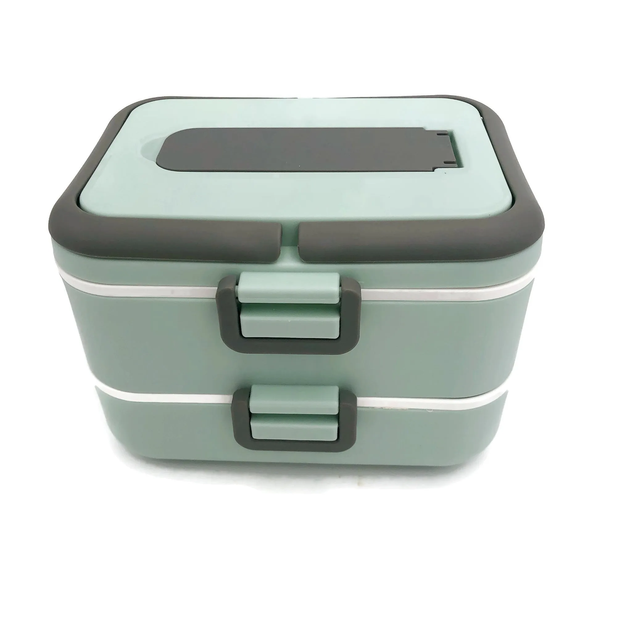 Easy Lock Double Layer Lunch Box with Spoon