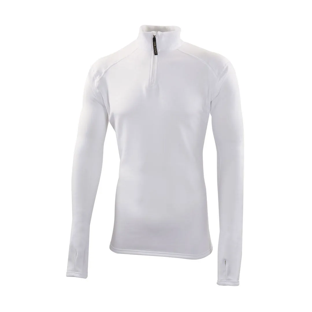 Factor 2 Mens Long Sleeve Zip Neck Mid Layer Top