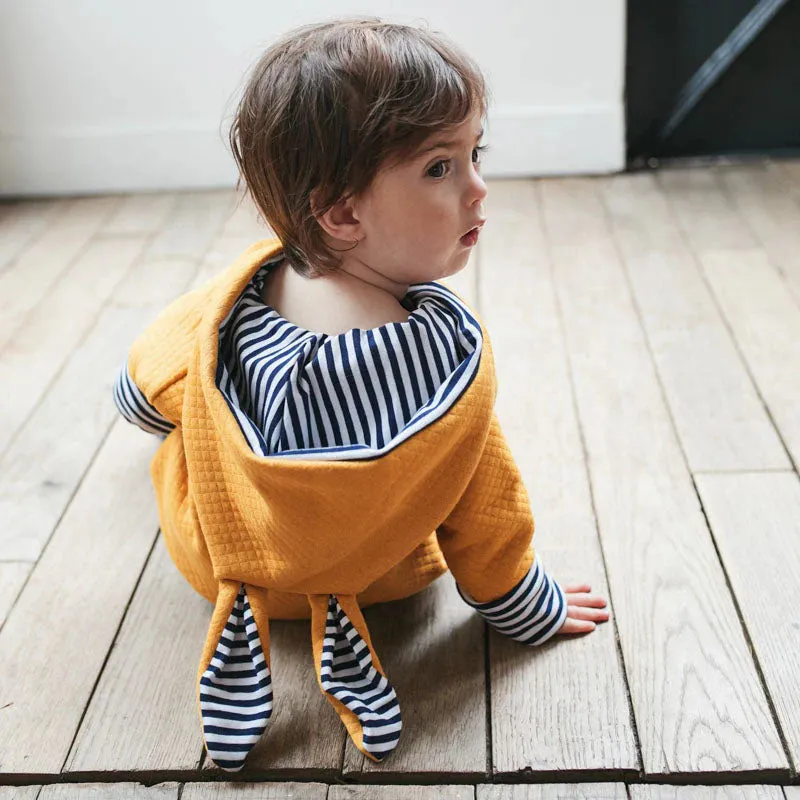 Grand'ourse Cardigan - Baby - Sewing Pattern | Ikatee