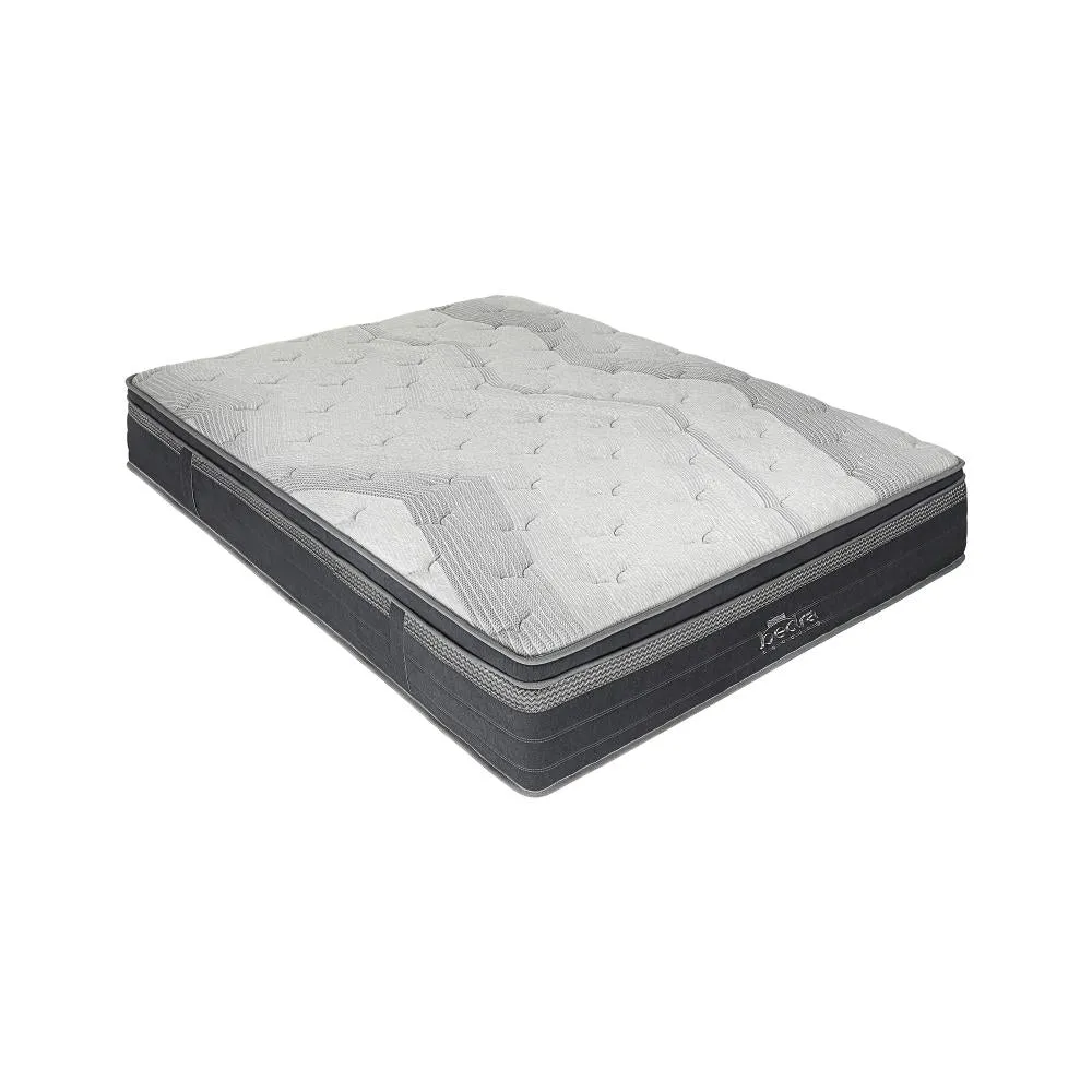 Isabella Mattress Breathable Spring Euro Top Natural Latex Foam 36cm 7 zone