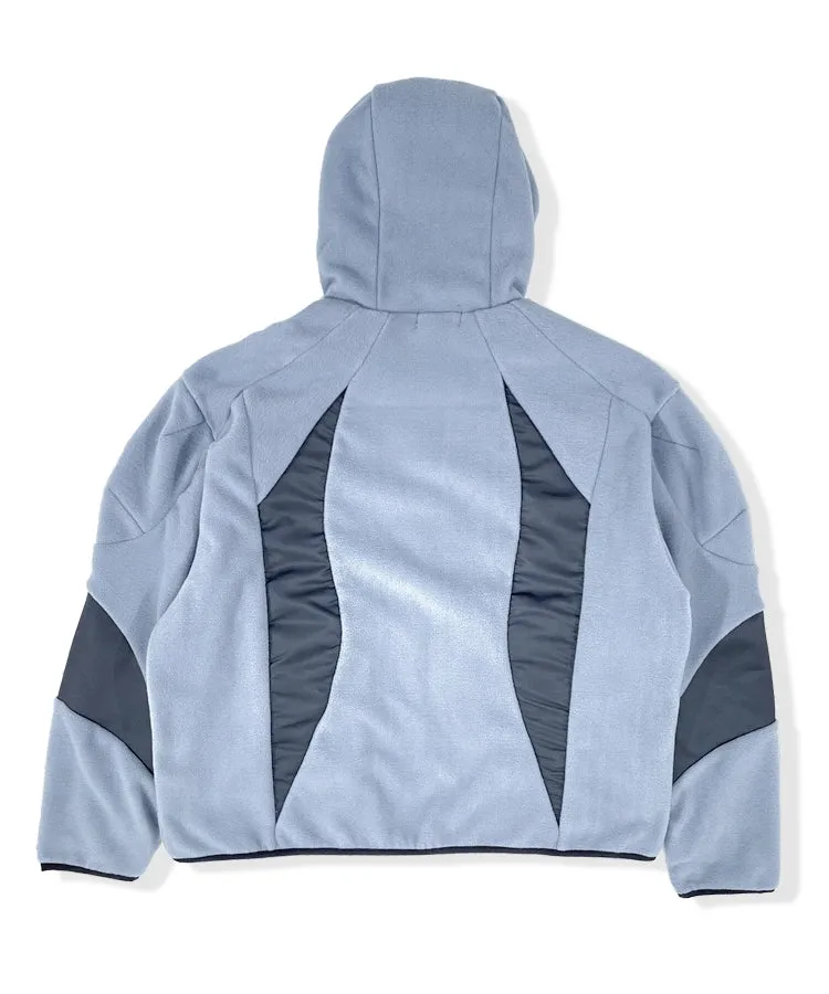 Lightning fleece jacket blue gray