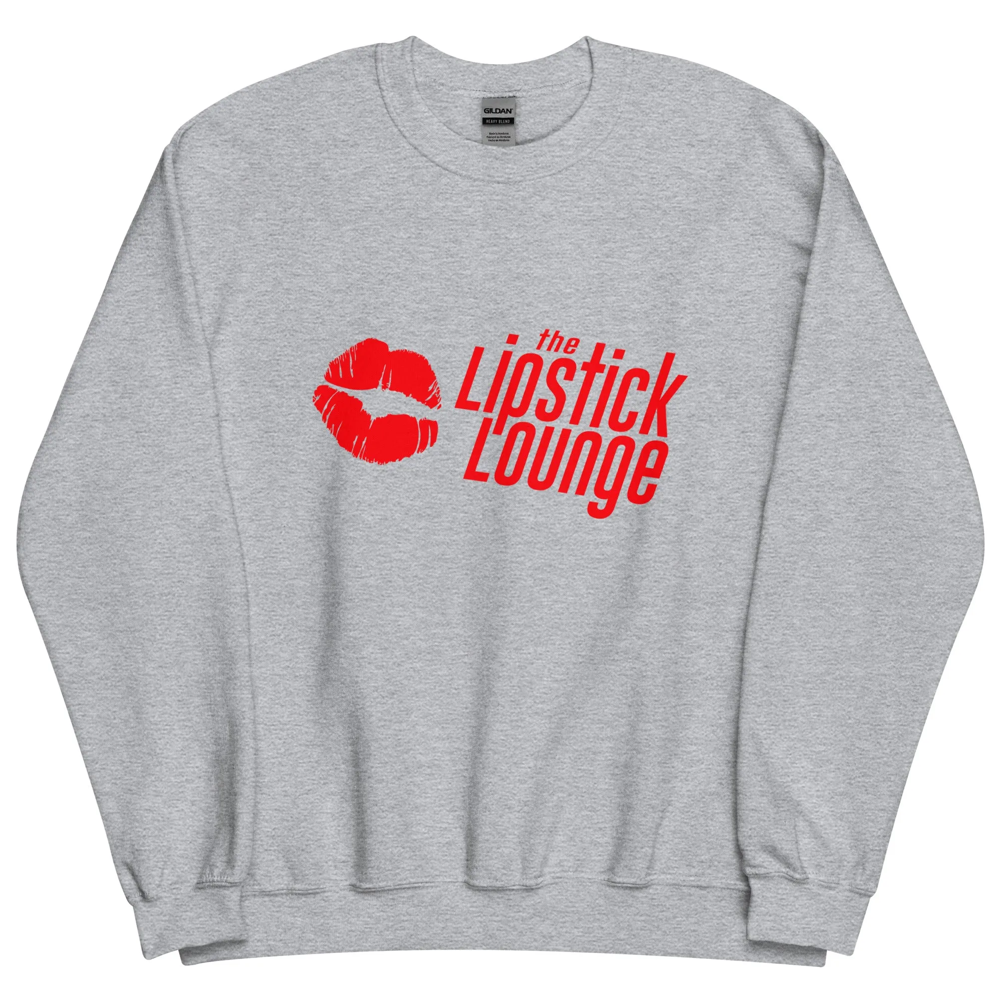 Lipstick Lounge Red Logo Unisex Sweatshirt