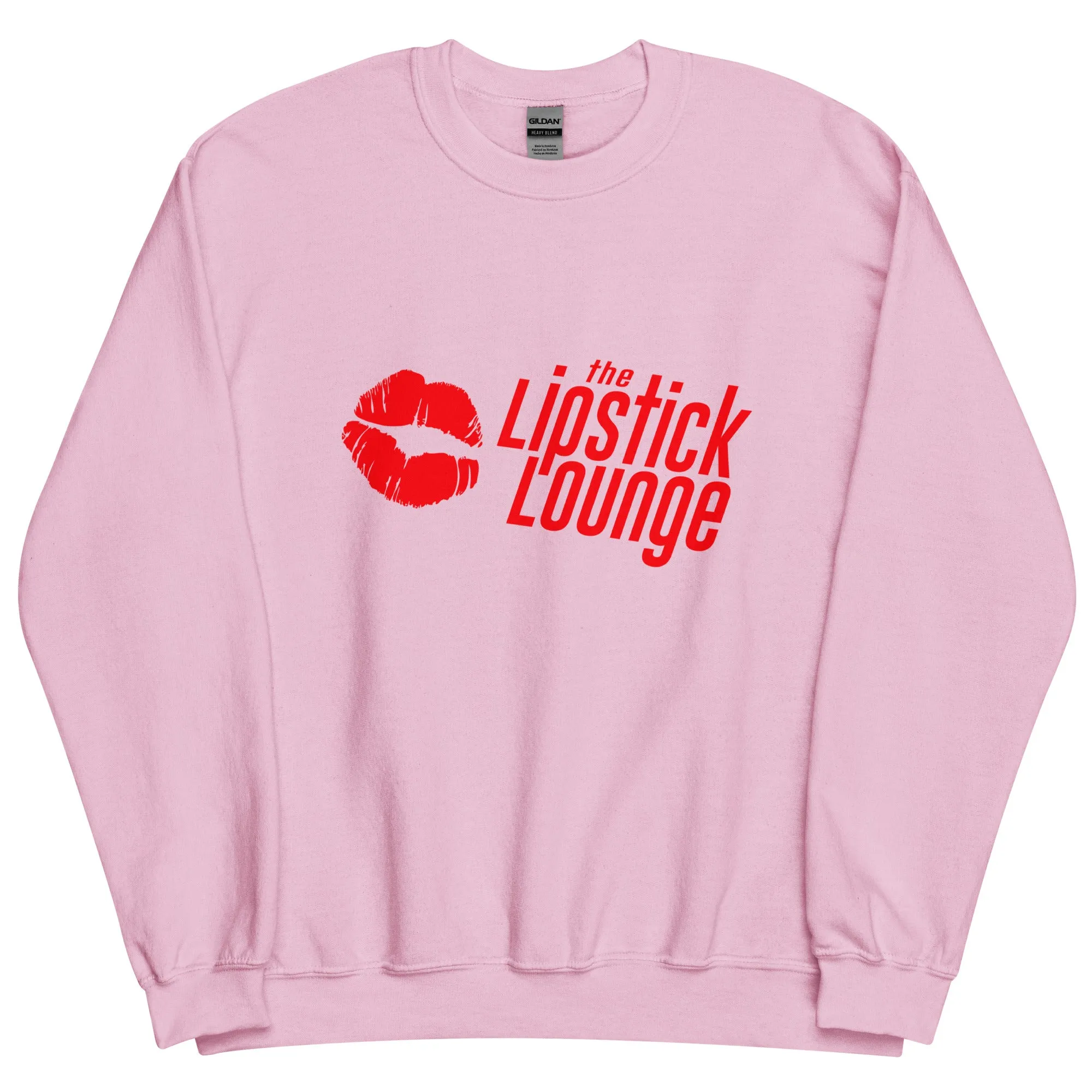 Lipstick Lounge Red Logo Unisex Sweatshirt