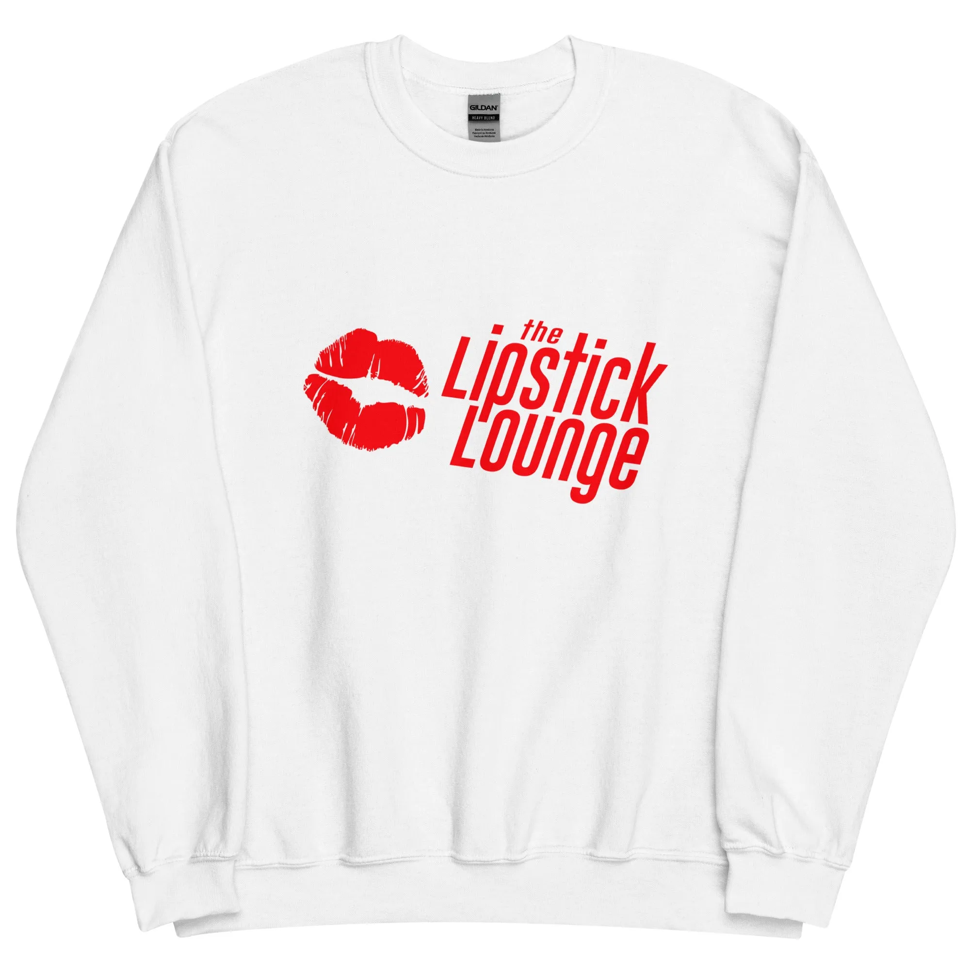 Lipstick Lounge Red Logo Unisex Sweatshirt