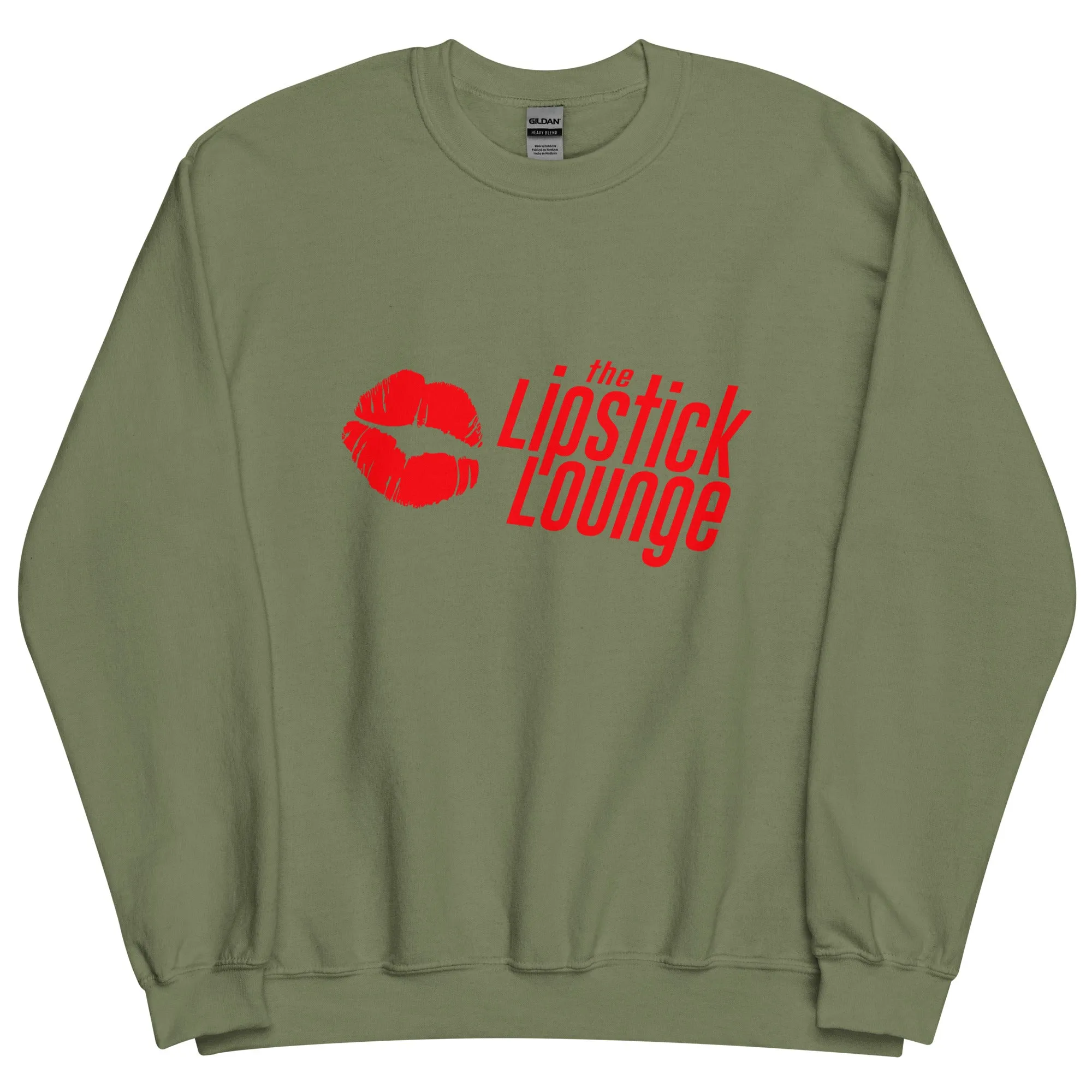 Lipstick Lounge Red Logo Unisex Sweatshirt