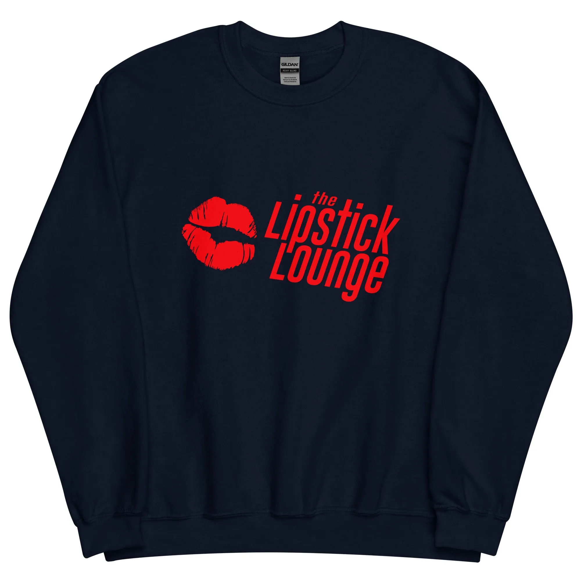 Lipstick Lounge Red Logo Unisex Sweatshirt