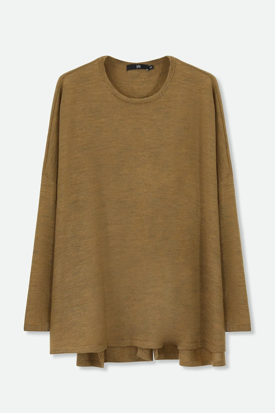 MATTEO OVERSIZED LONG SLEEVE CREW IN FINE ITALIAN MERINO