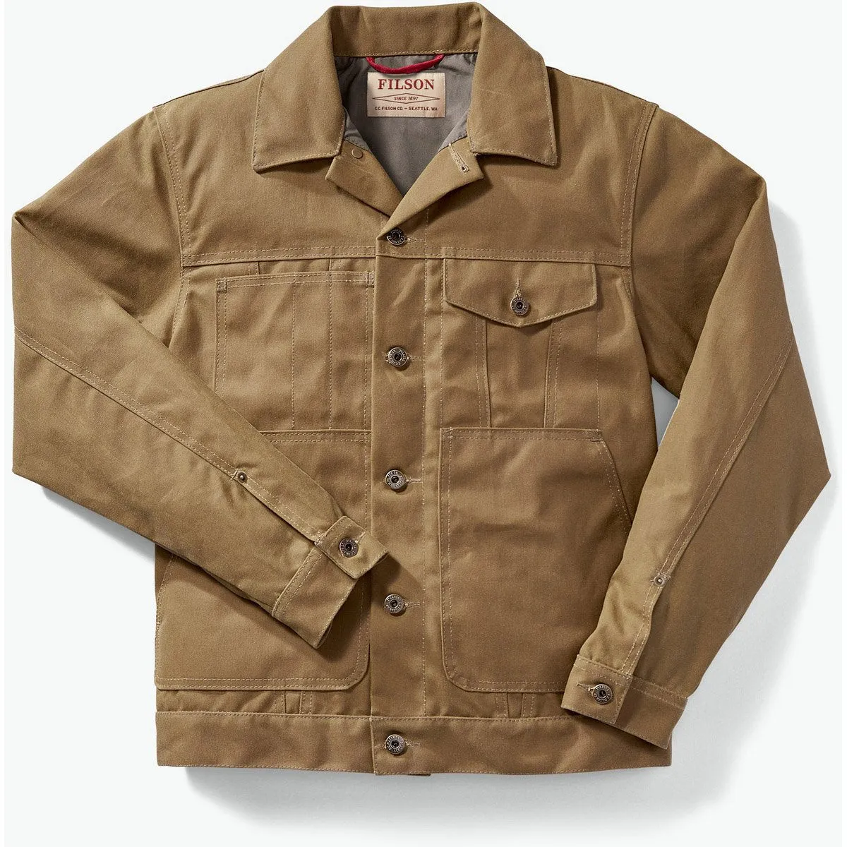 Men's Tin Cloth Short Lined Cruiser Jacket