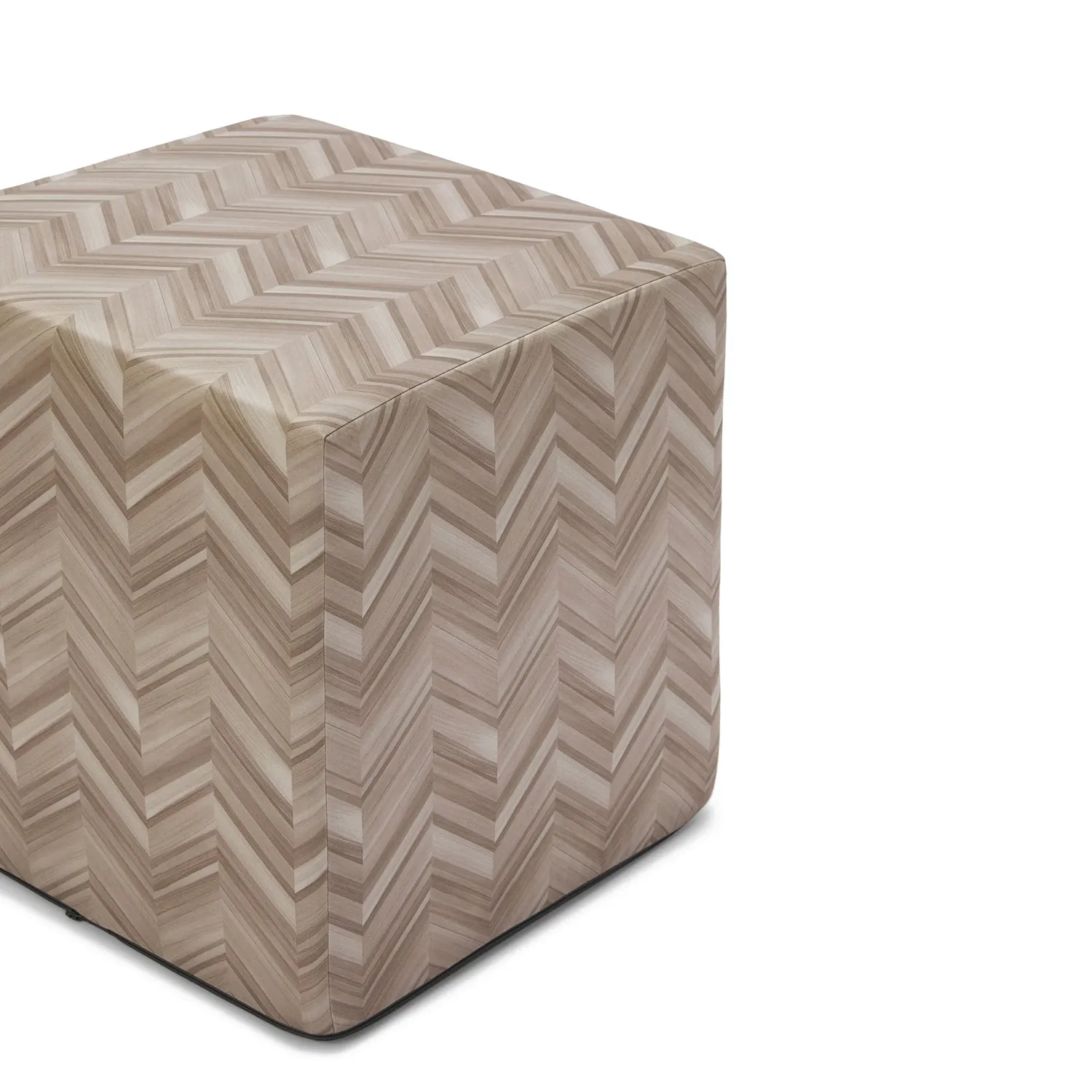 missoni home | layers inlay cube pouf | colour 72