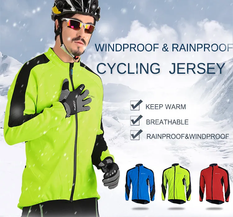 Nuckily NJ604 Men's High Quality Fleece Winter Cycling Jacket