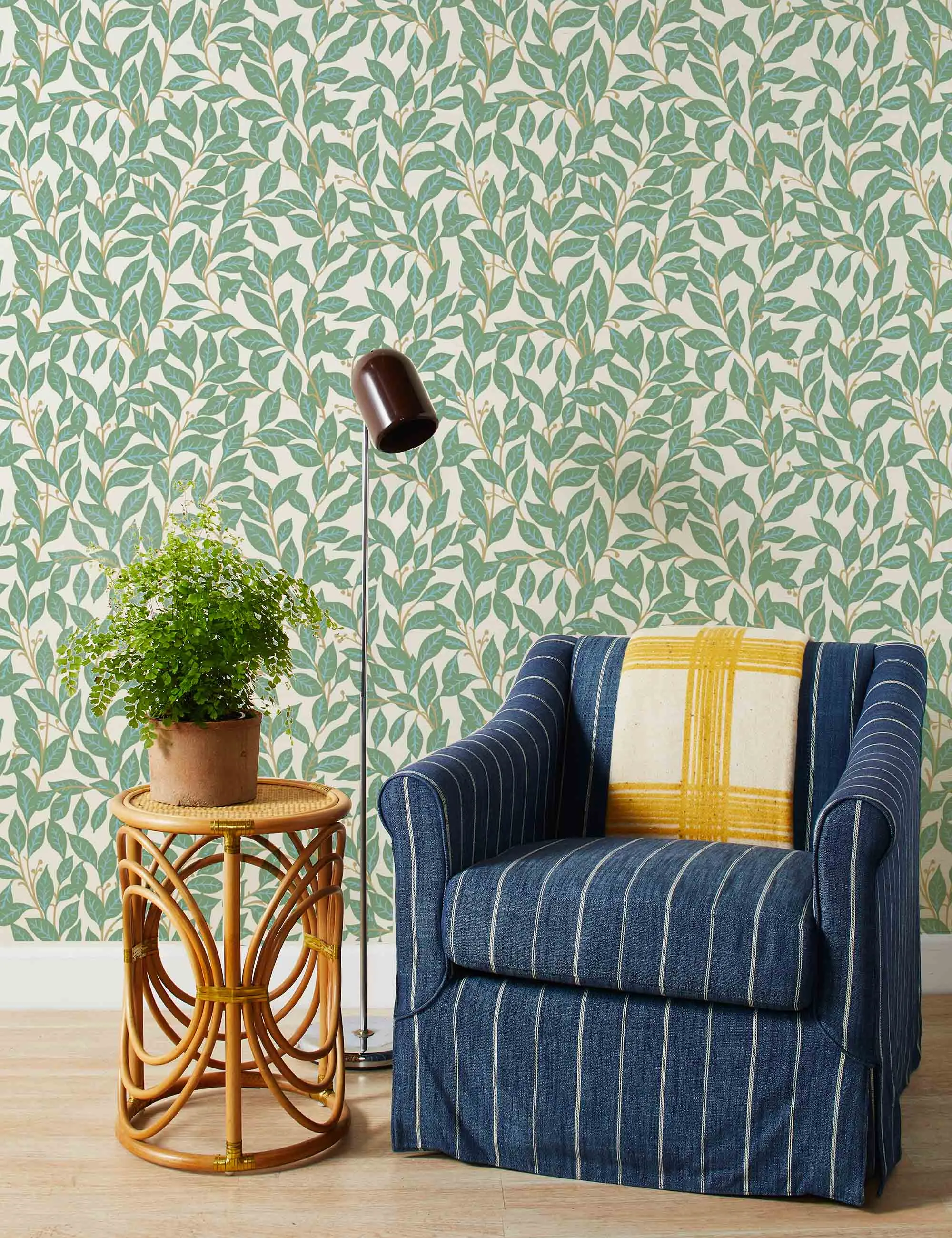 Orchard Leaves Wallpaper by Wallshoppe