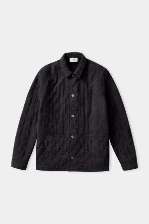 OWE jacket eco padded flannel coal