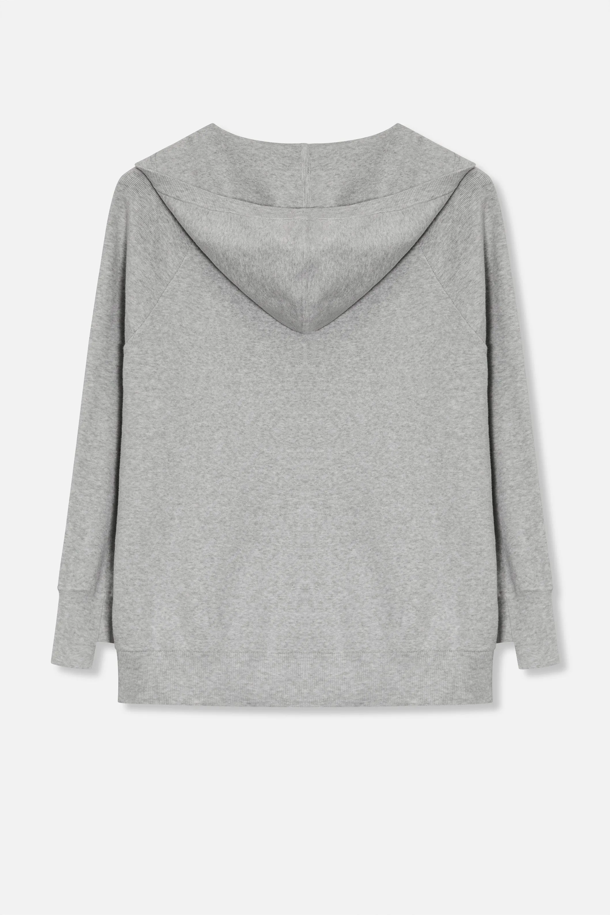 PADMA PULLOVER HOODIE IN DOUBLE KNIT HEATHER PIMA COTTON STRETCH LIMITED EDITION COLORS