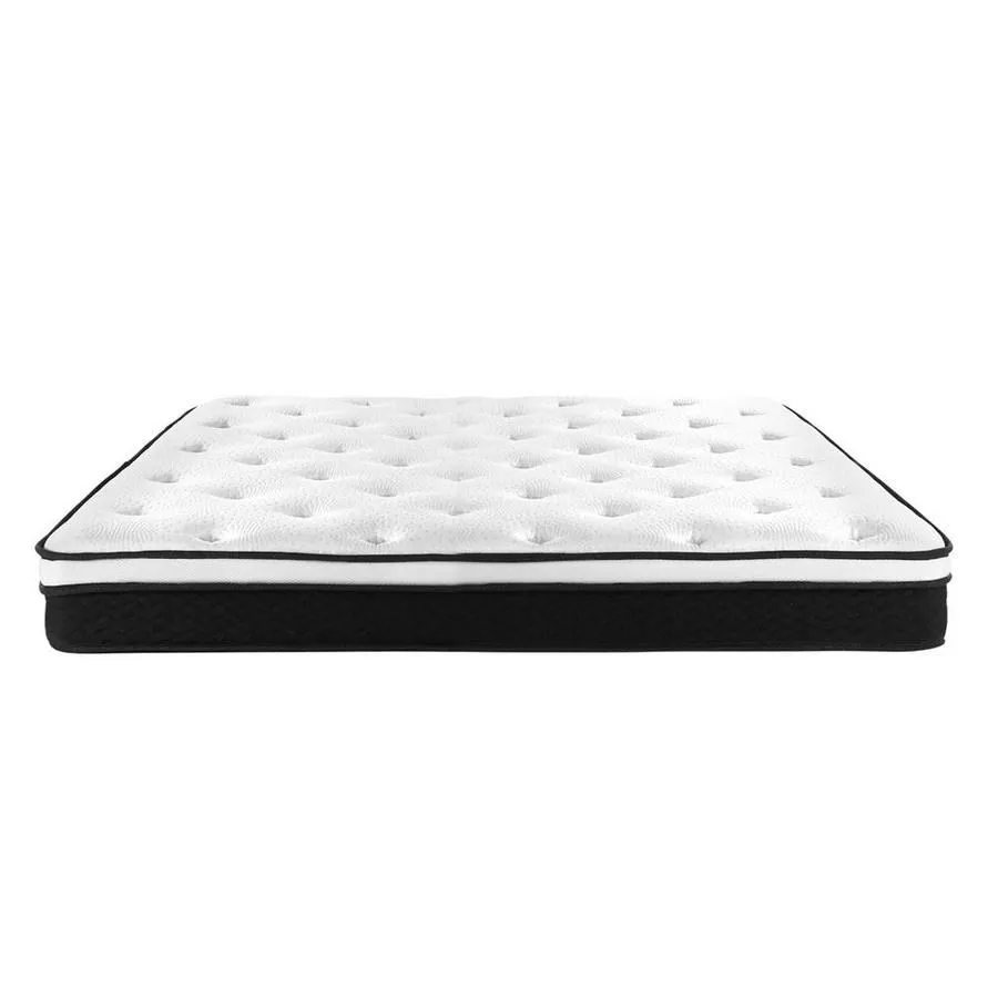 Single Package | Bribie Wooden Single Bed Frame & Bonita Pillow Top Mattress (Medium Firm)