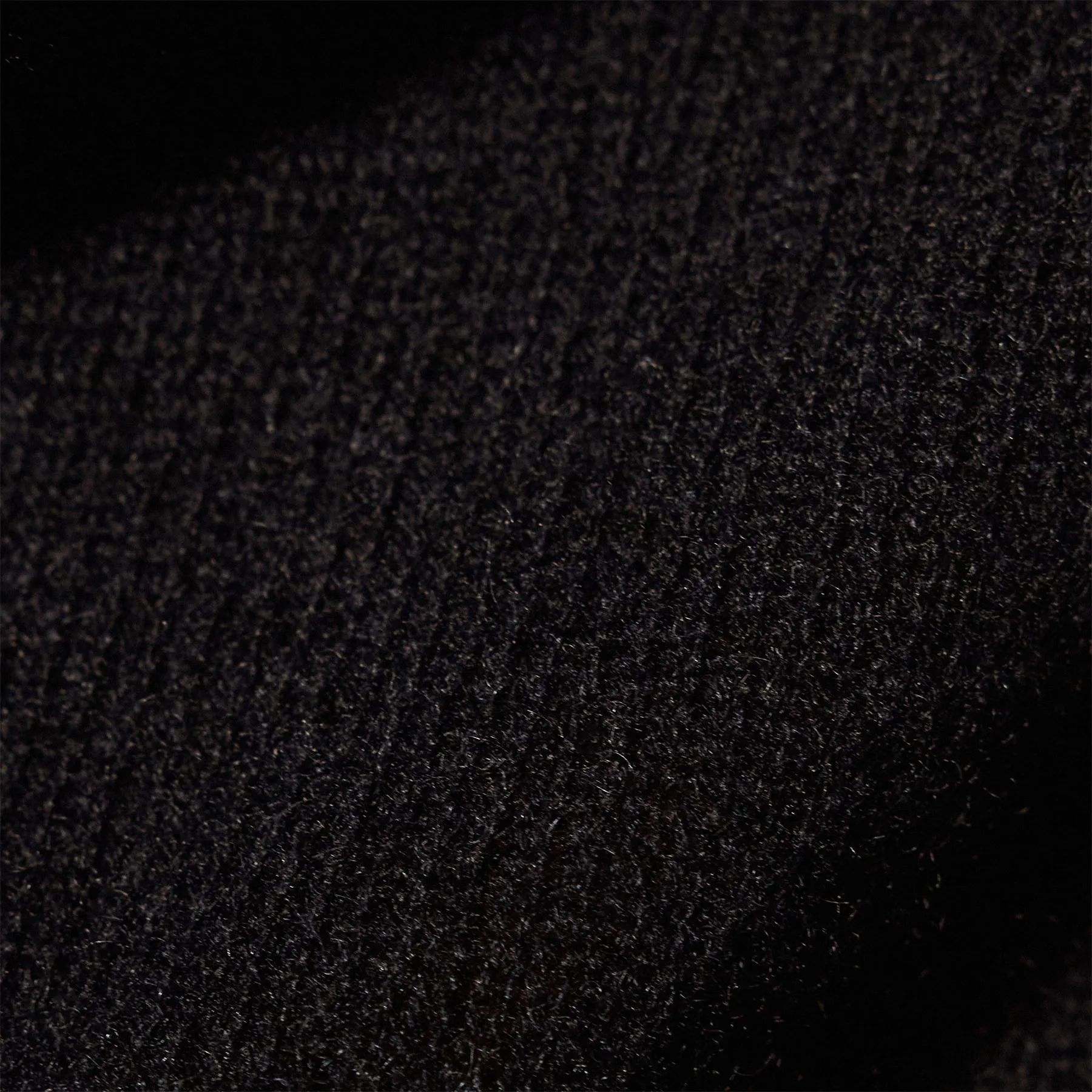 Soft Featherweight Cashmere Deep V Sweater - Black