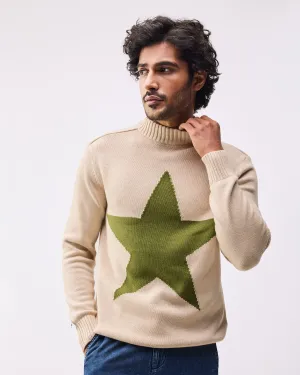 Star Sweater - Oatmeal