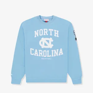 University Of North Carolina Tar Heels NCAA Warm Up Crew Sweatshirt - Blue