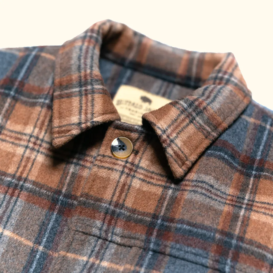 Wesley Wool Jacket | Brown Plaid