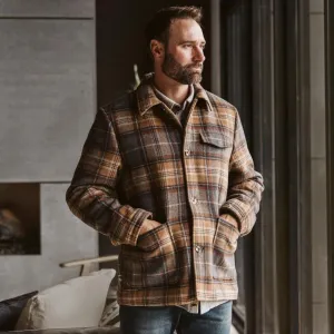 Wesley Wool Jacket | Brown Plaid