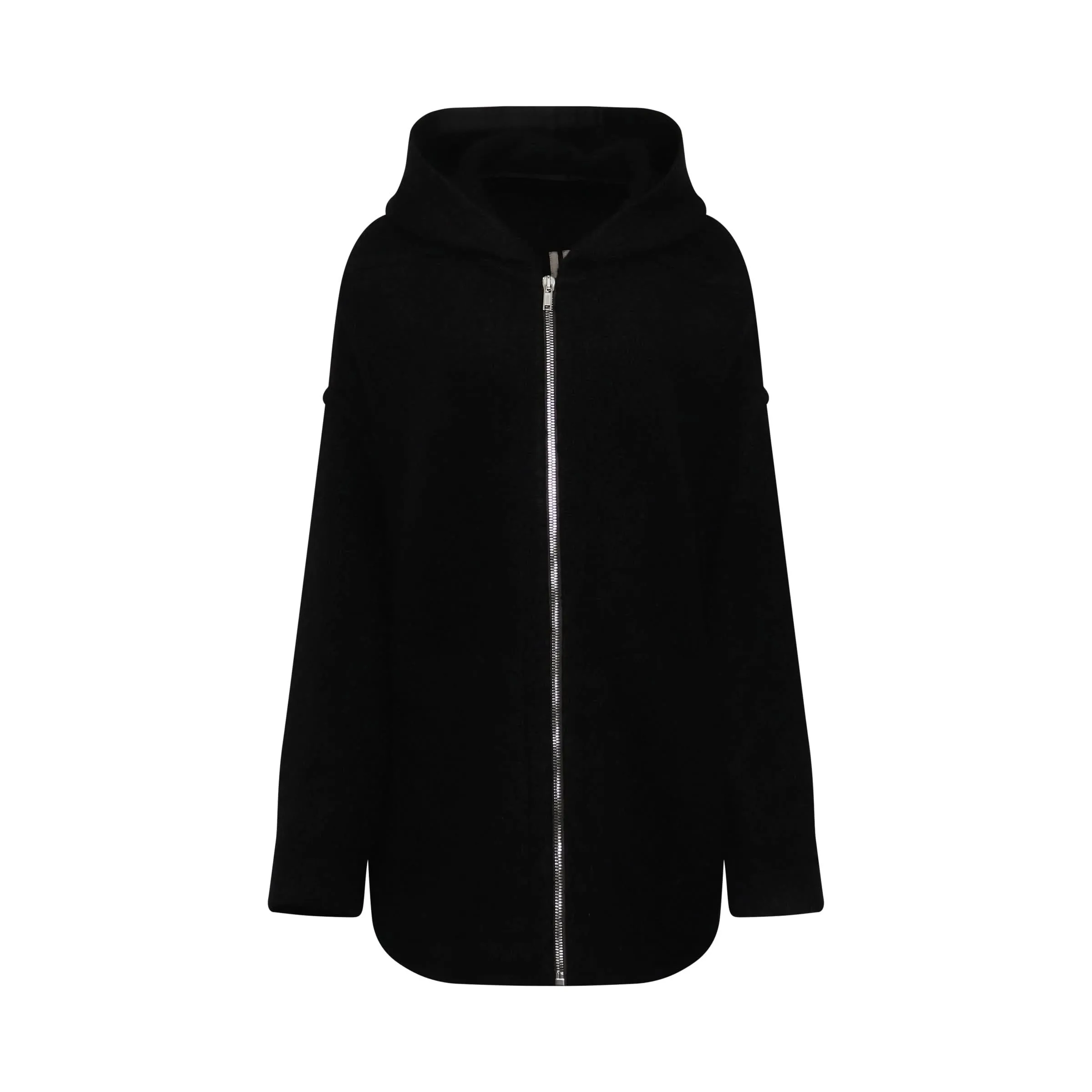 Zip Front Peter Jacket in Black