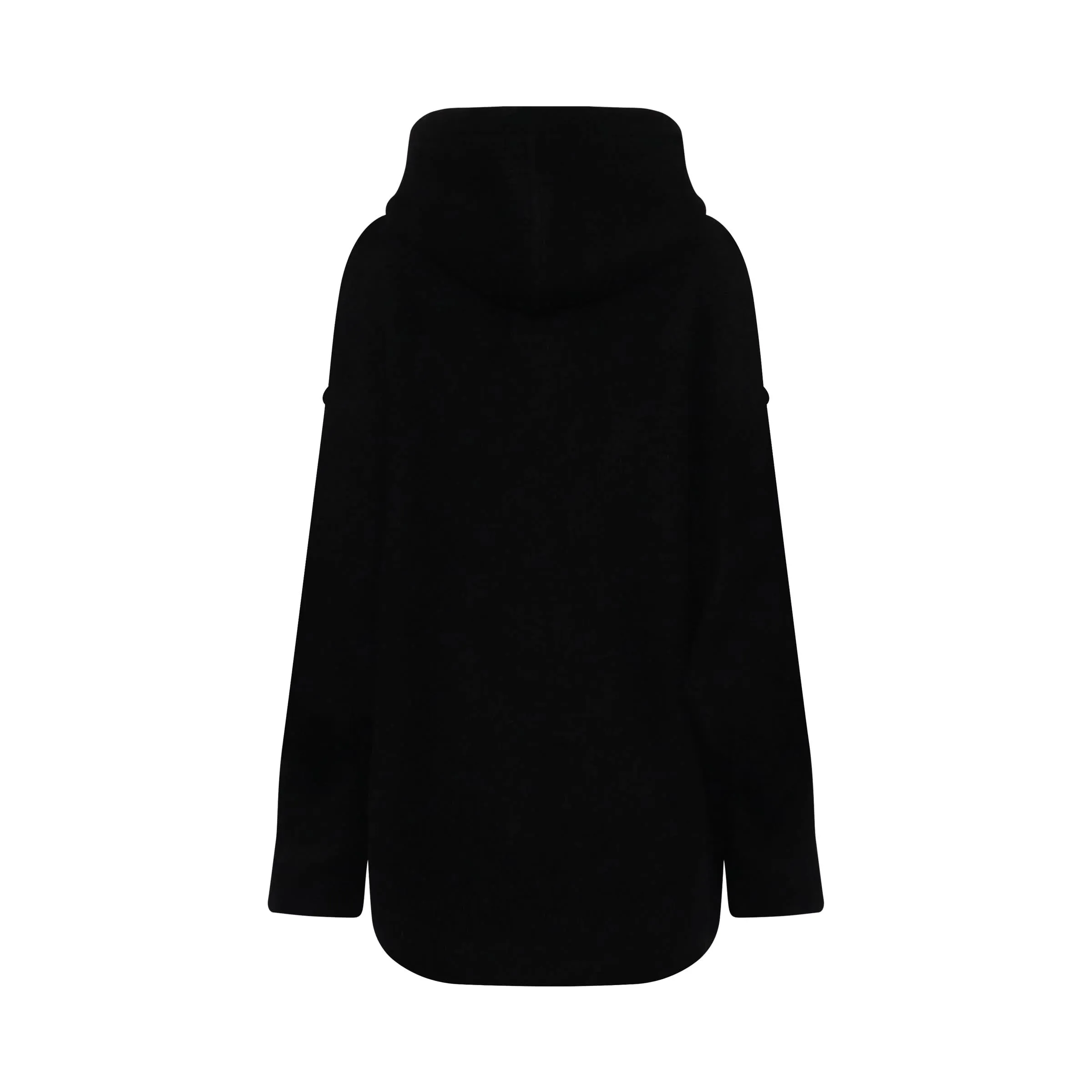 Zip Front Peter Jacket in Black